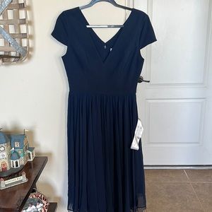 Dress the Population Midnight Blue V-Neck Dress